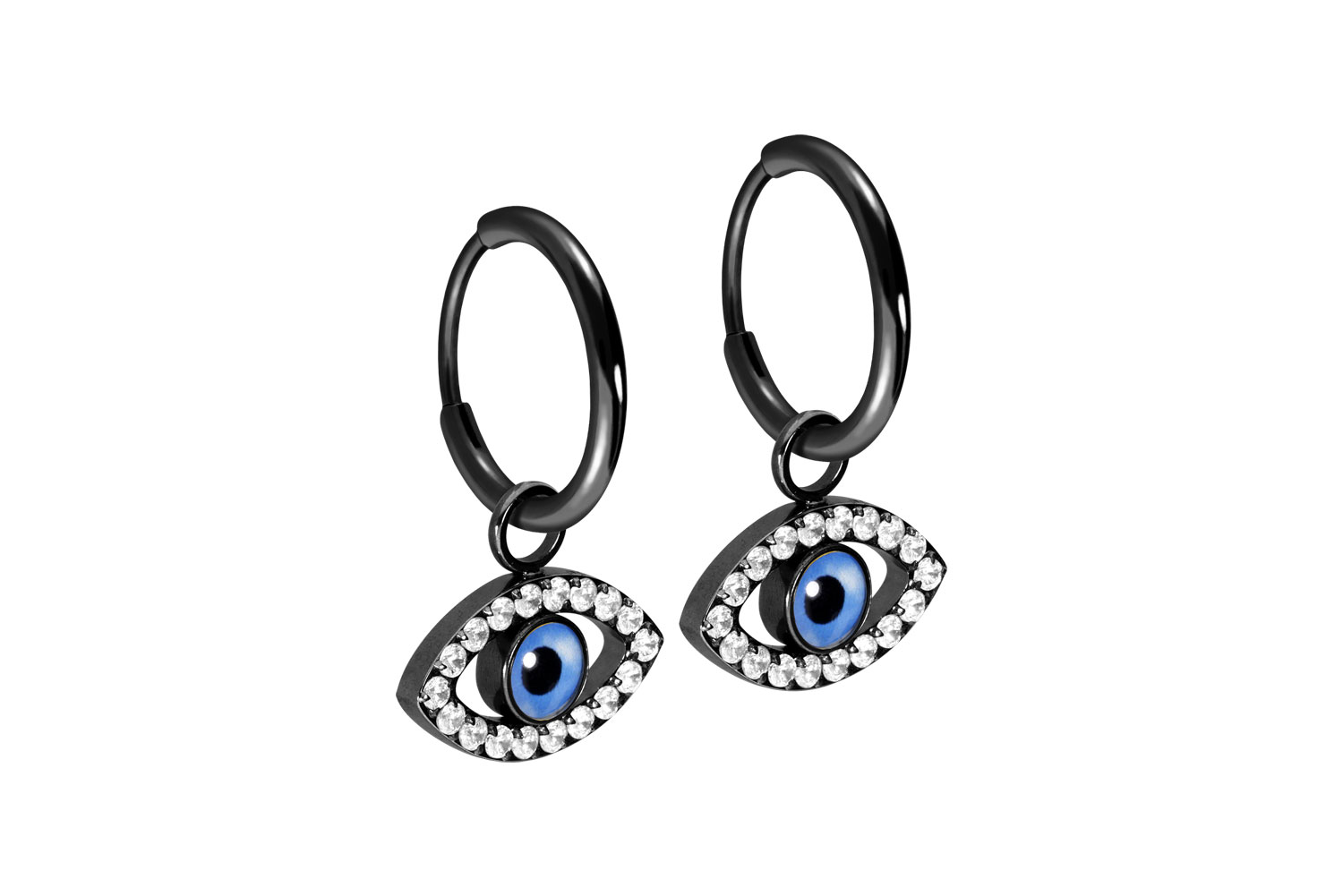 Titan Ohrclicker Creolen AUGE von Piercingline